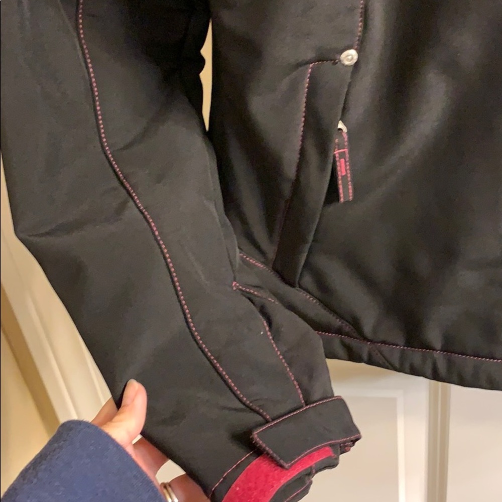 Free Country Winter Ski Jacket Small Black Pink - Picture 3 of 7